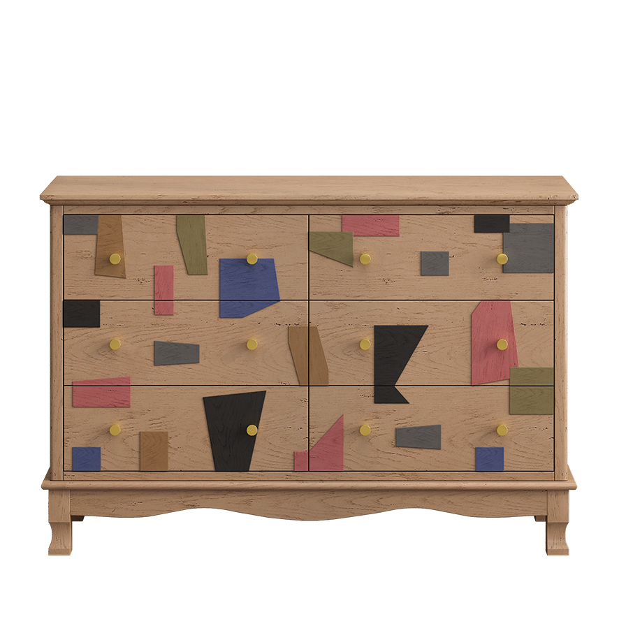 Urban Mosaic 6-Drawer Cabinet